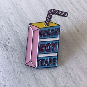 Fresh Boy Tears Enamel Pin/Brooch